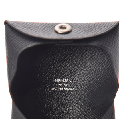 Hermes Epsom Bastia Coin Purse Black 5 of 6