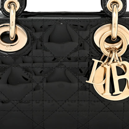 Christian Dior Patent Cannage Small Lady D-Joy Black 7 of 9