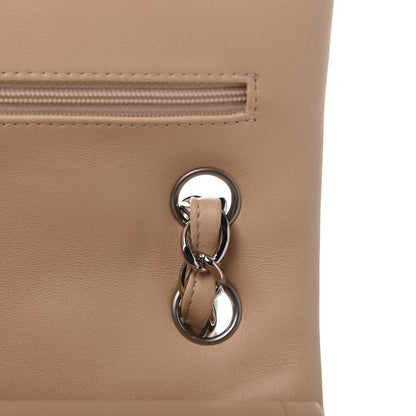Chanel Lambskin Quilted Jumbo Double Flap Beige 11 of 12