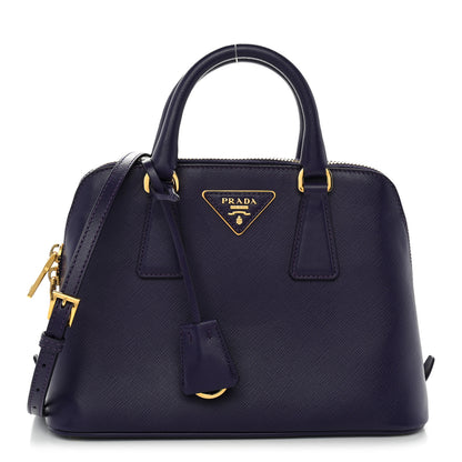 Prada Saffiano Lux Small Promenade Tote Bluette Viola 2 of 19