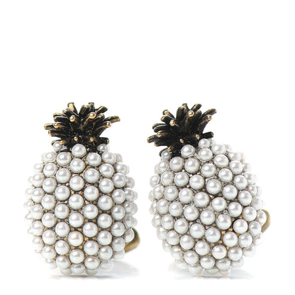 Gucci Pearl Pineapple Cufflinks Cream 1 of 4