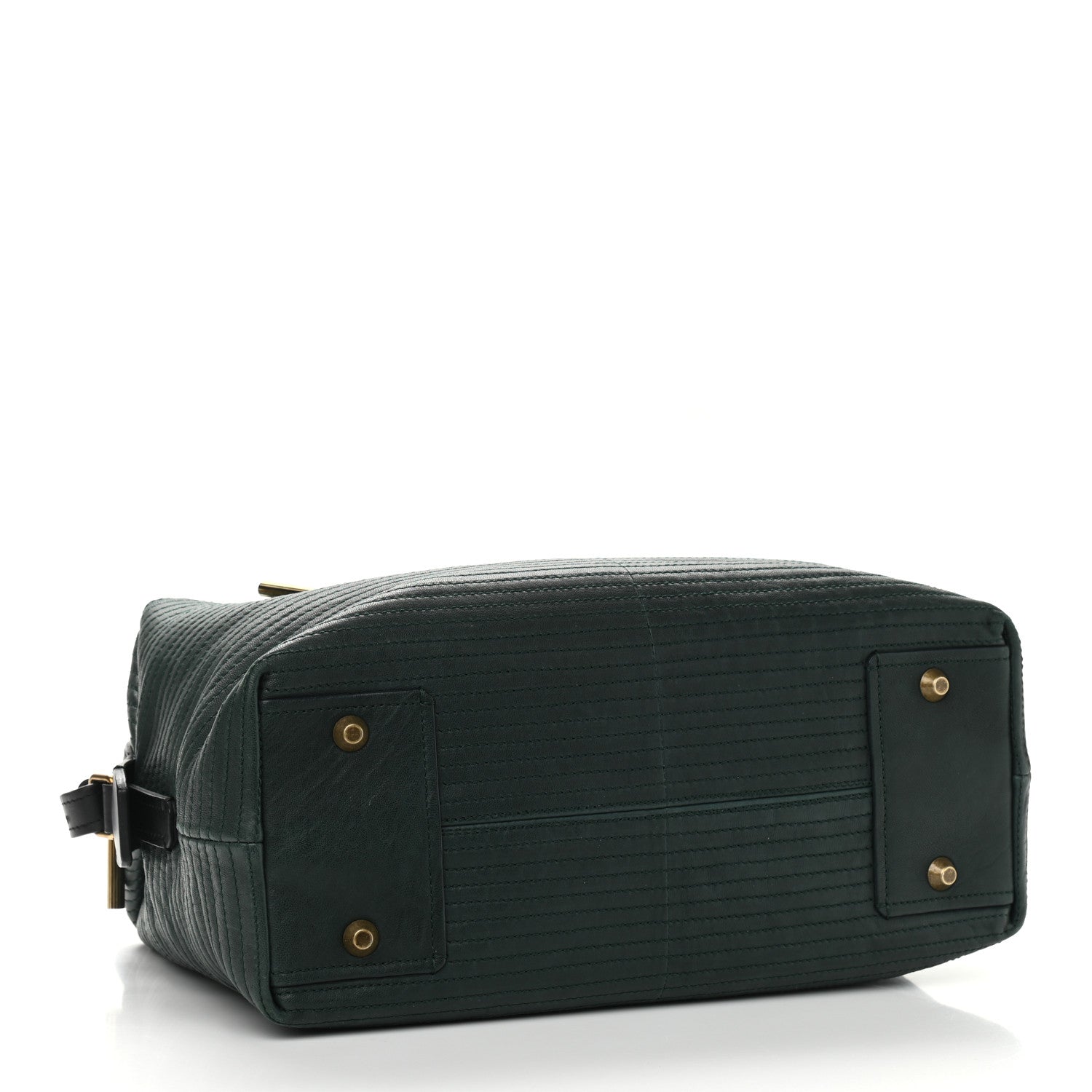 Lanvin Calfskin Padam Bowling Bag Green 4 of 12