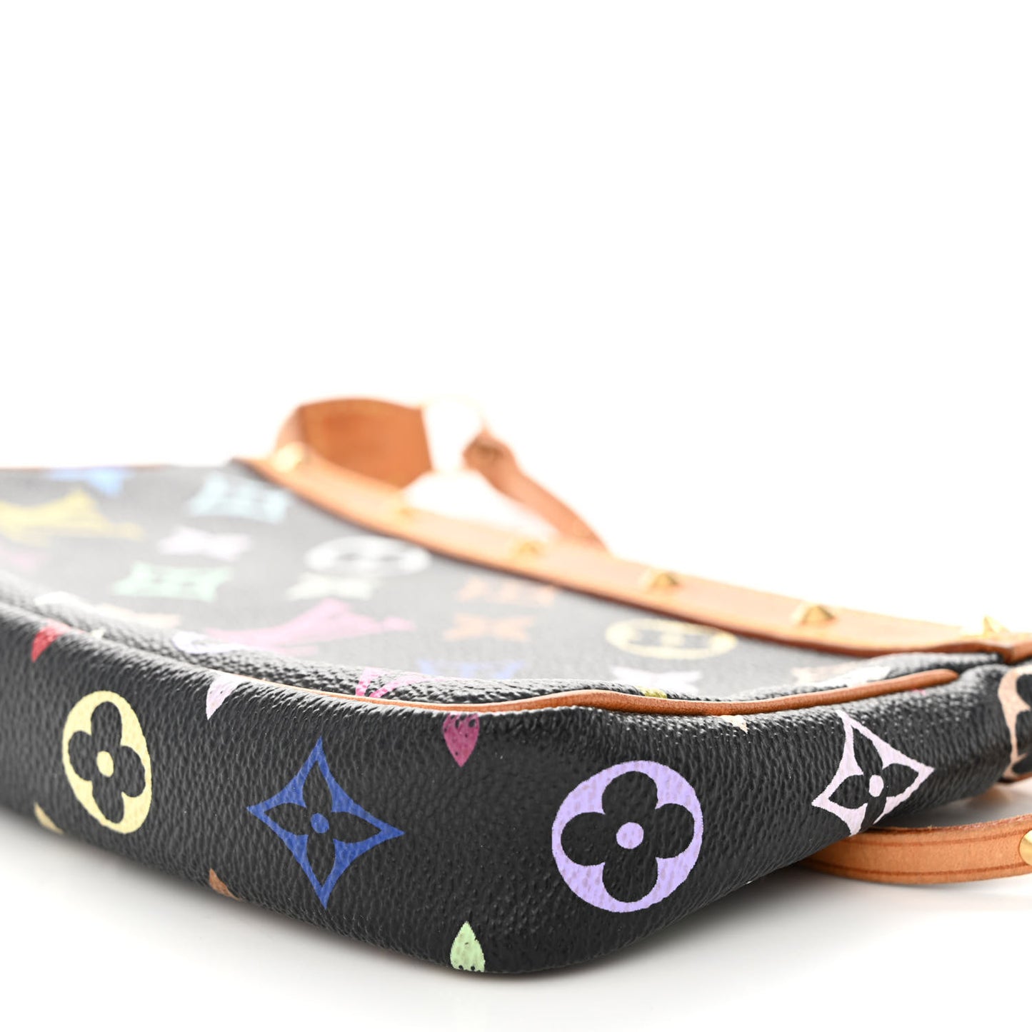 Monogram Multicolor Pochette Accessories Black