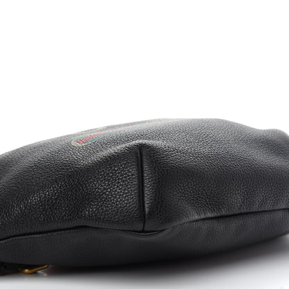 Gucci Grained Calfskin Logo Belt Bag Black 8 of 9