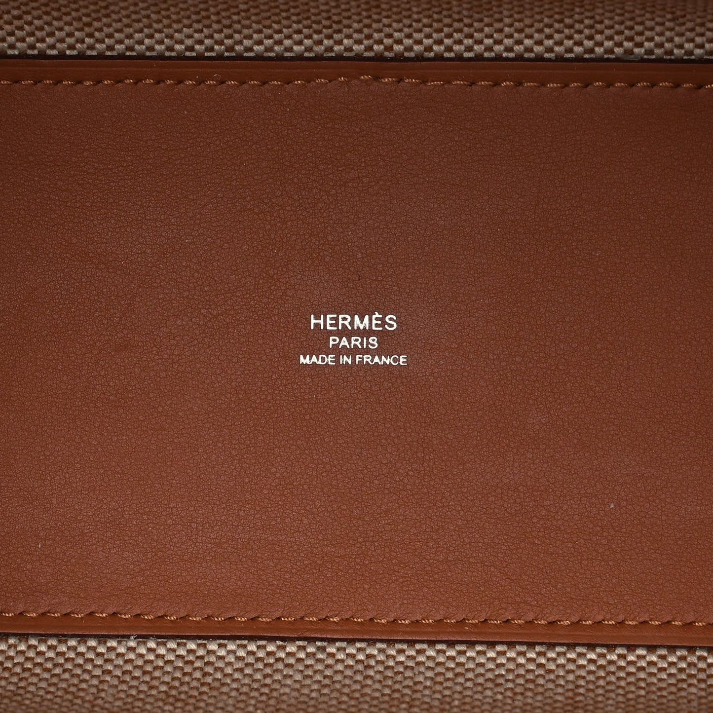 Swift Toile H Cabas H En Biais 27 Ecru Naturel Gold