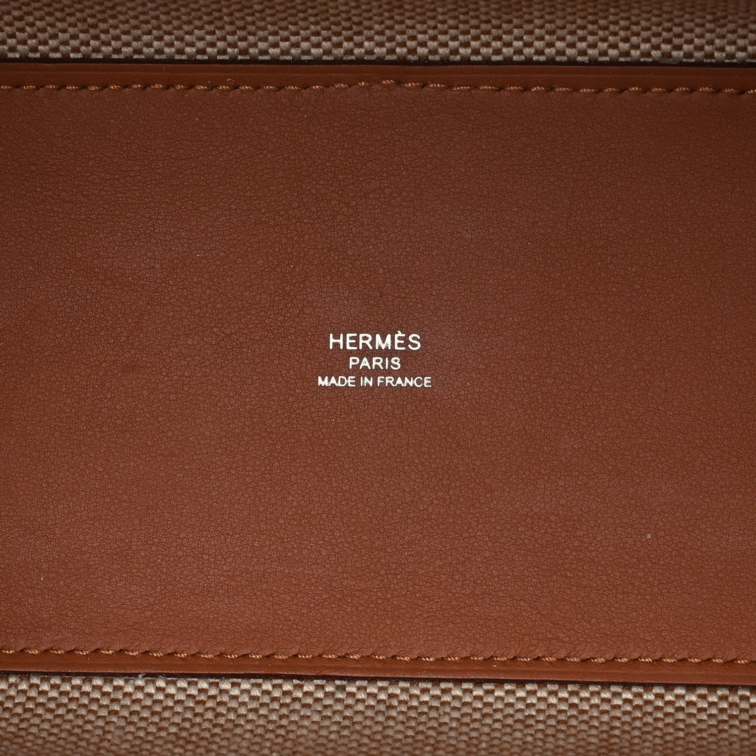 Hermes Swift Toile H Cabas H En Biais 27 Ecru Naturel Gold 6 of 11