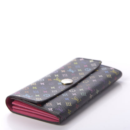 Louis Vuitton Monogram Multicolor Sarah Wallet Black Grenade 4 of 11
