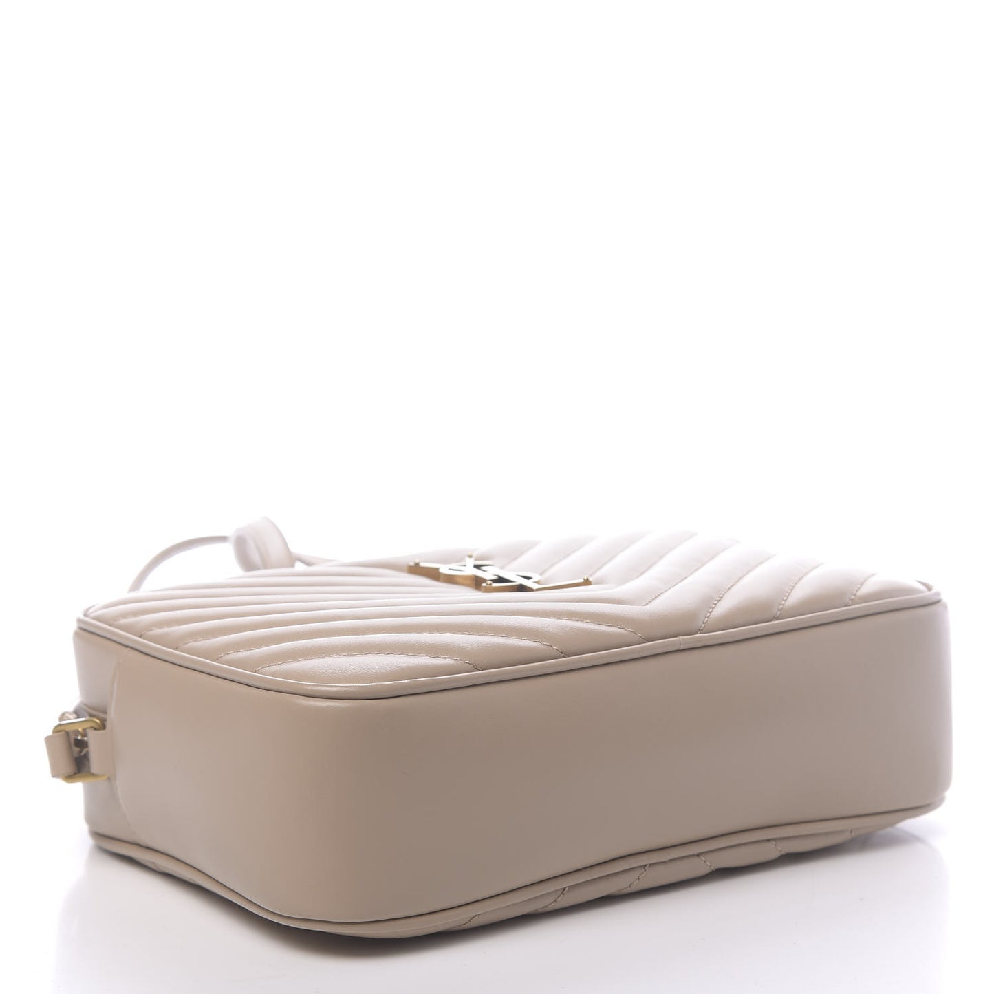 Calfskin Matelasse Monogram Lou Camera Bag Dark Beige