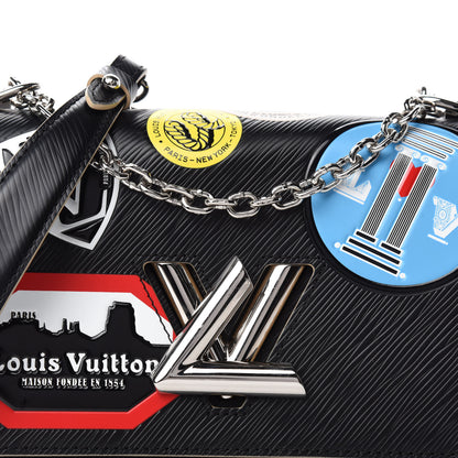 Louis Vuitton Epi World Tour Twist MM Black 10 of 10