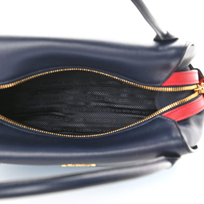 Prada City Calf Ribbon Bowling Bag Celeste Baltico 4 of 8
