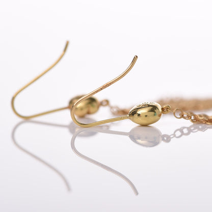 Tiffany 18K Yellow Gold Mini Elsa Peretti Mesh Earrings 4 of 5
