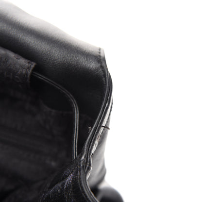 Chanel Calfskin Square Stitched Tassel Hobo Black 14 of 17