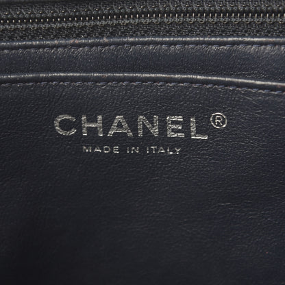 Chanel Patent Quilted Maxi Single Flap Navy Blue 6 of 10