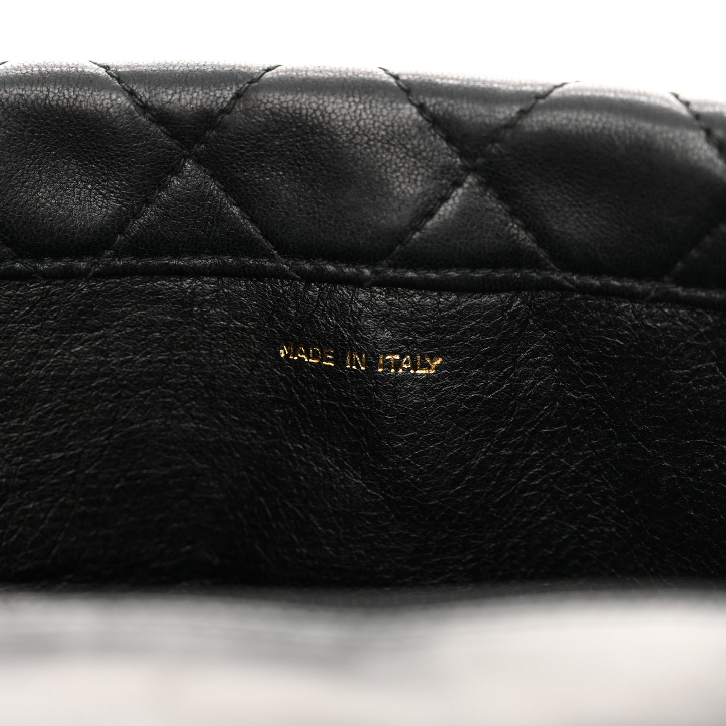 Quilted CC Tassel Flap Bag Black