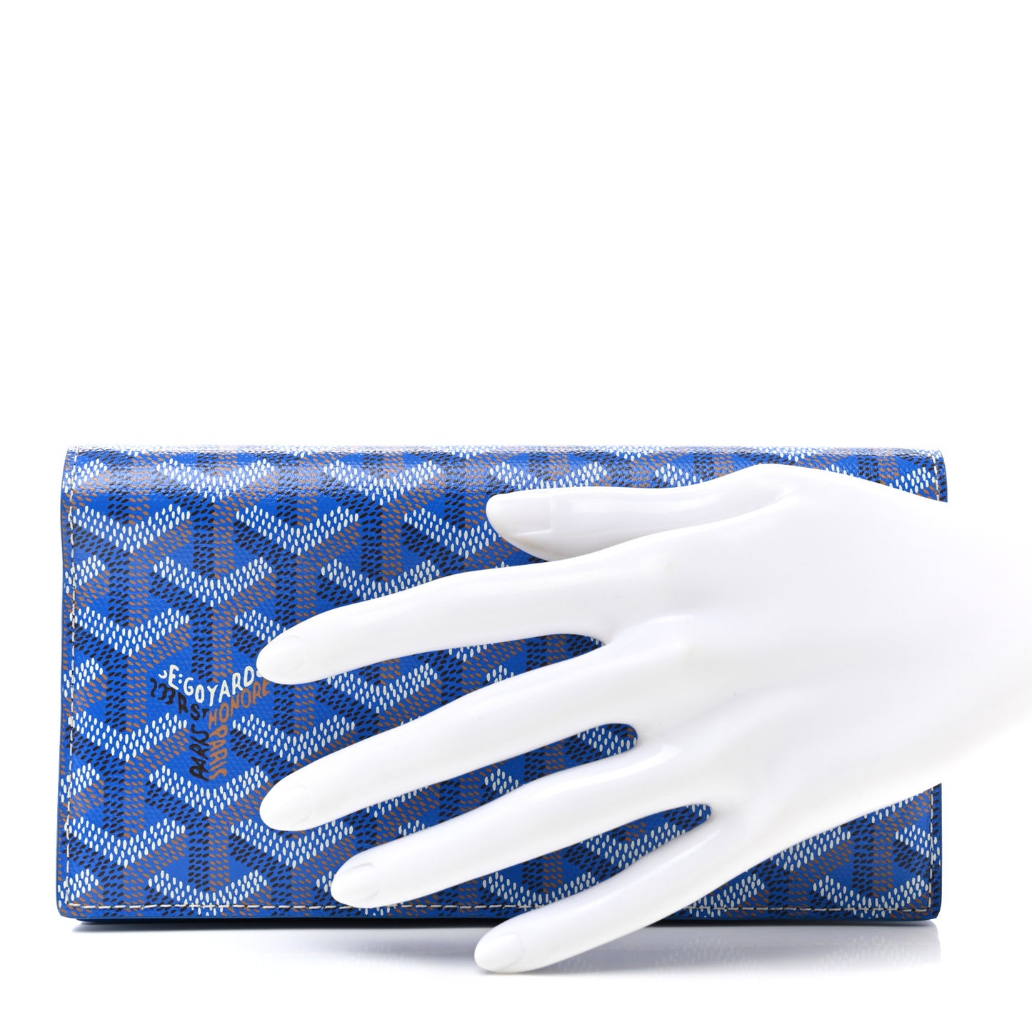 Goyardine Richelieu Wallet Sky Blue