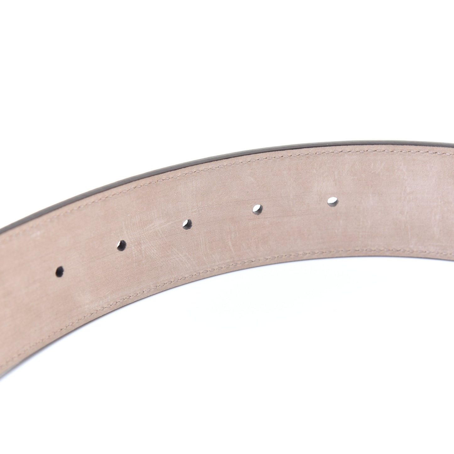 GG Supreme Monogram Selleria Calfskin Interlocking G 40mm Belt 90 36 Beige Ebony Cocoa