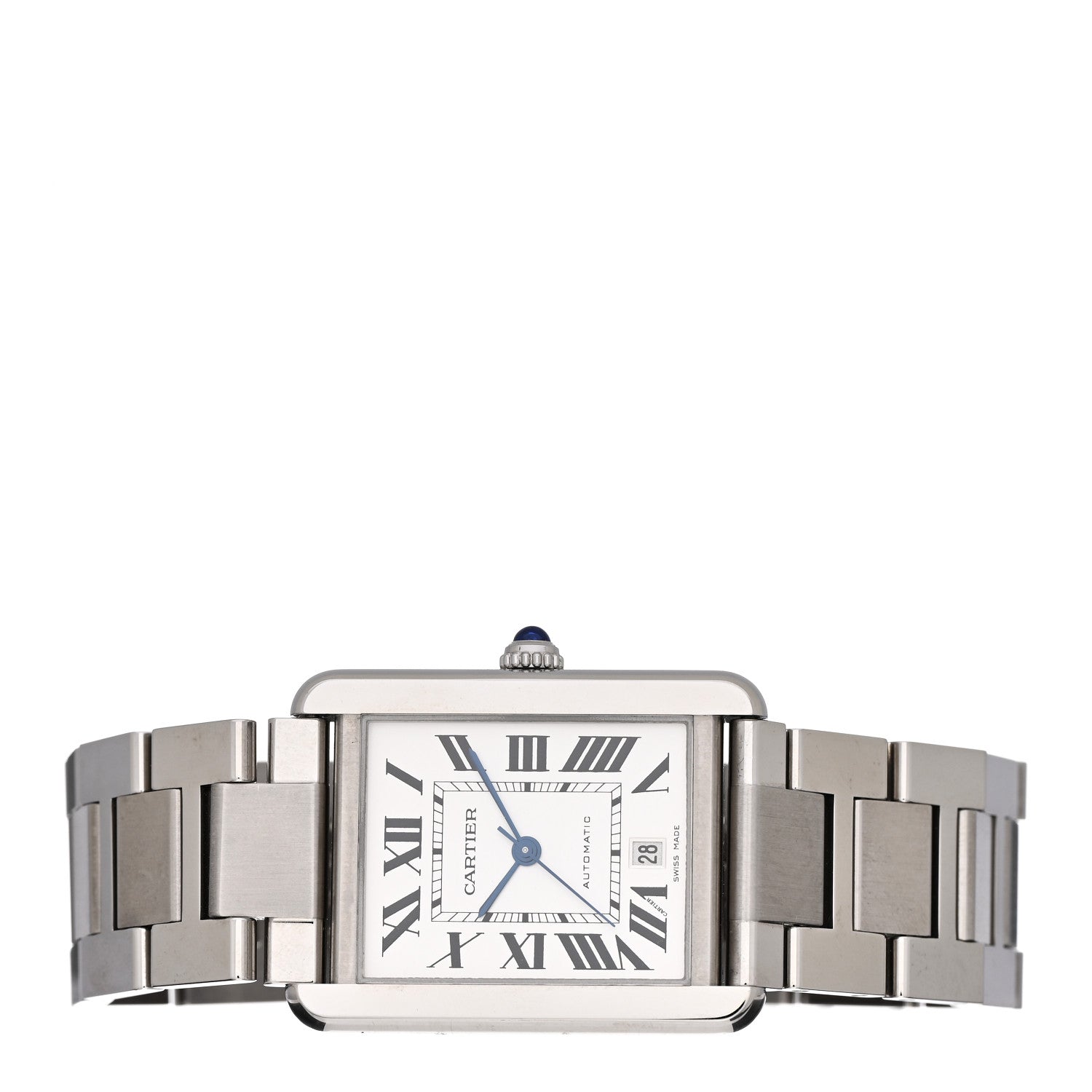 Cartier Stainless Steel 31mm Tank Solo Automatic Watch 2 of 4