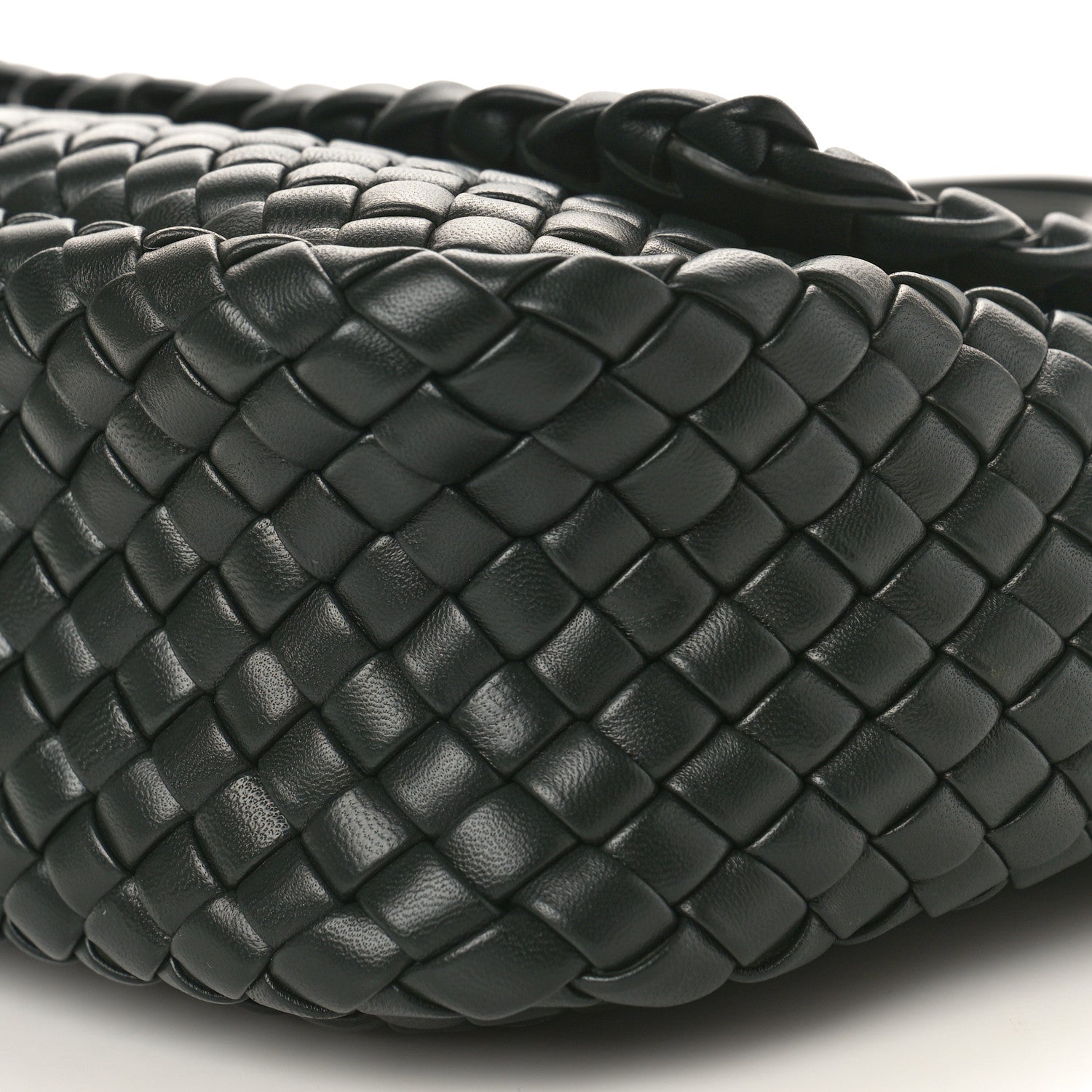 Bottega Veneta Nappa Intrecciato Small Cobble Shoulder Bag Black 9 of 9