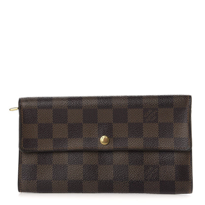 Louis Vuitton Damier Ebene Sarah Wallet 1 of 10