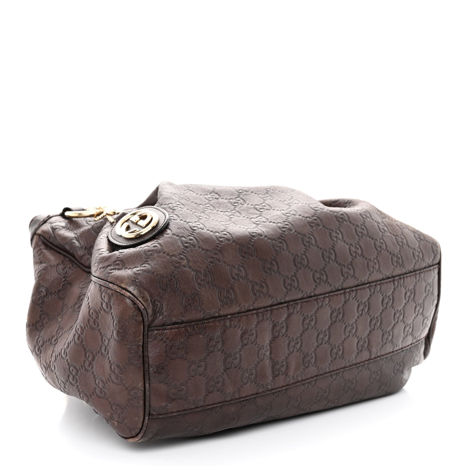 Gucci Guccissima Medium Sukey Tote Chocolate 4 of 12