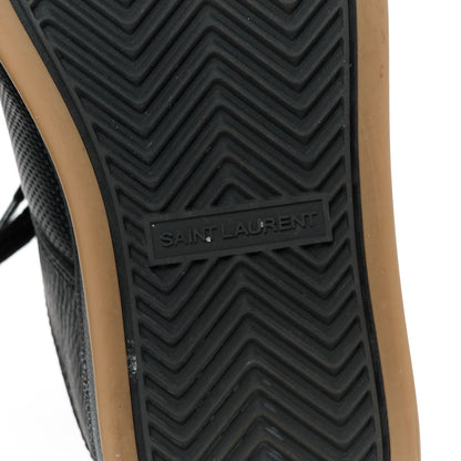 Saint Laurent Calfskin Perforated SL61 Sneakers 37.5 Black 7 of 11