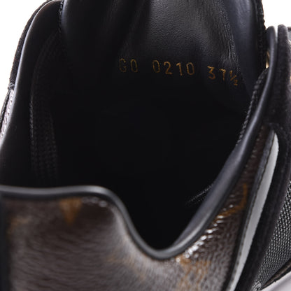 Louis Vuitton Suede Monogram Run Away Sneakers 37.5 Black 8 of 9