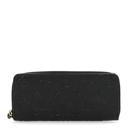 Louis Vuitton Empreinte Clemence Wallet Black 1 of 11