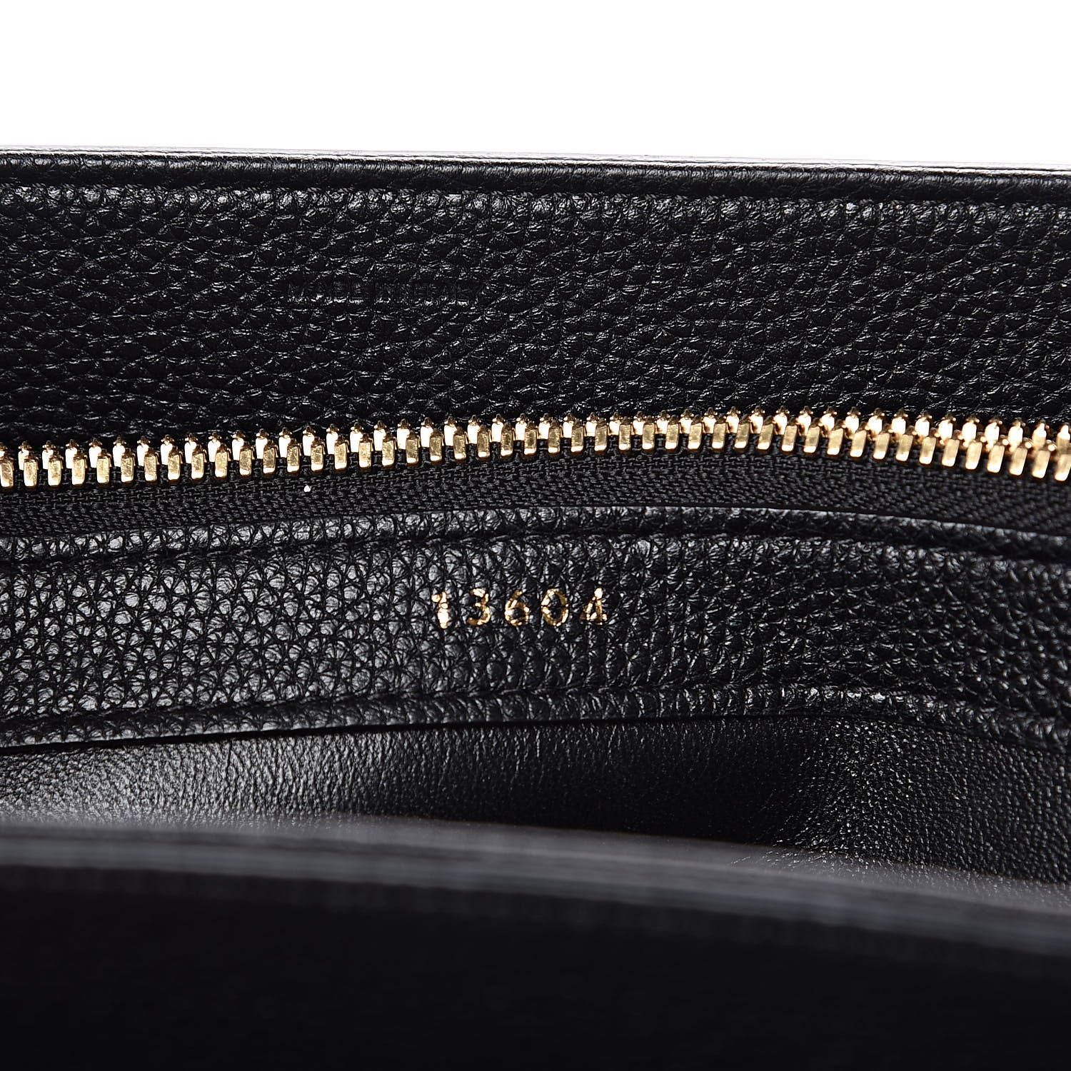 Celine Grained Calfskin Classique 16 Top Handle Bag Black 7 of 11