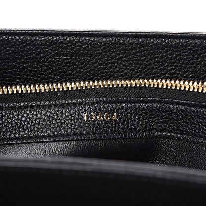 Celine Grained Calfskin Classique 16 Top Handle Bag Black 7 of 11