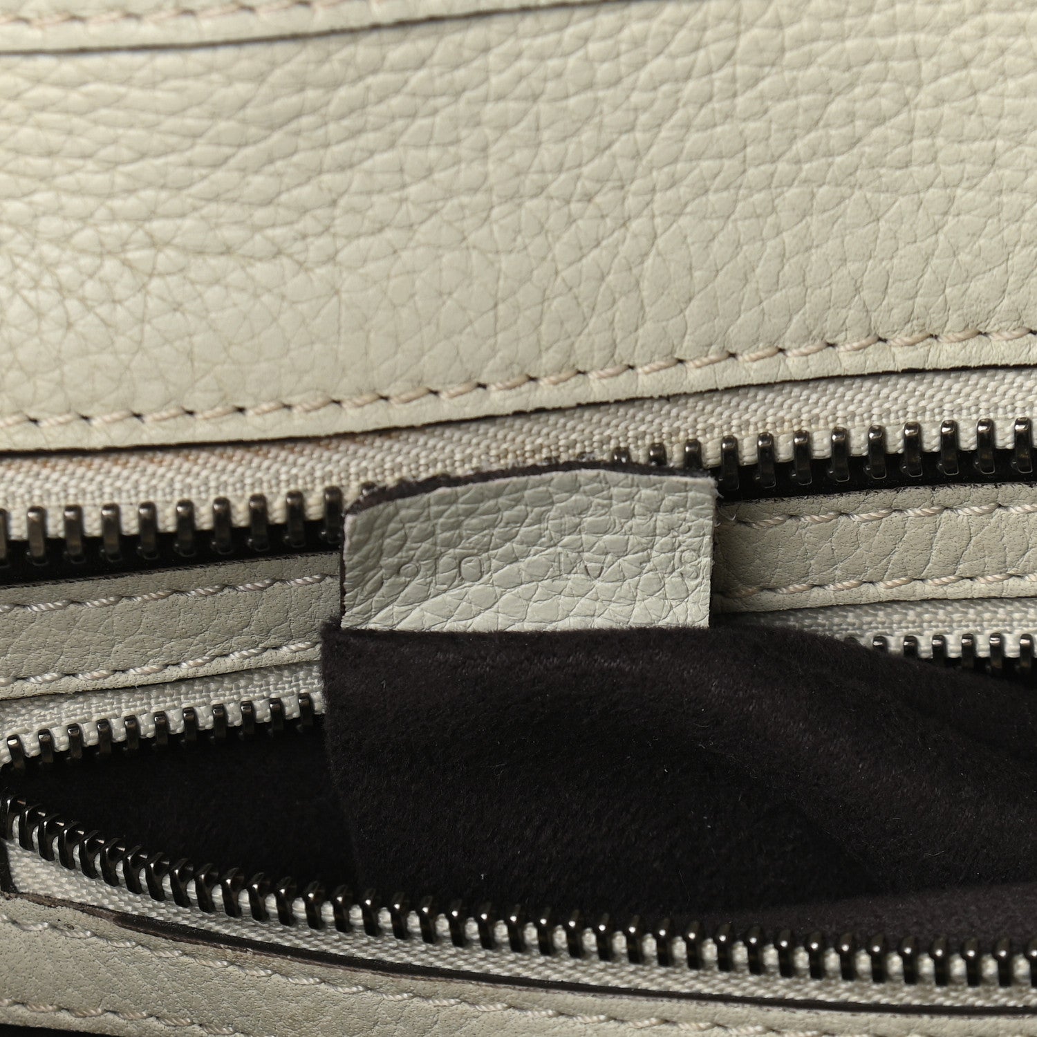 Celine Drummed Calfskin Micro Luggage Lune 7 of 9