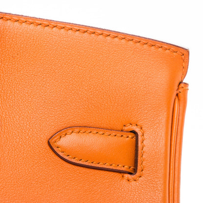 Hermes Swift Birkin 30 Orange 9 of 34