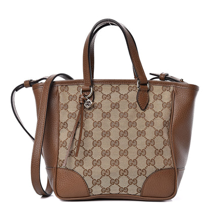 Gucci Monogram Small Bree Tote Beige Tabacco 1 of 10