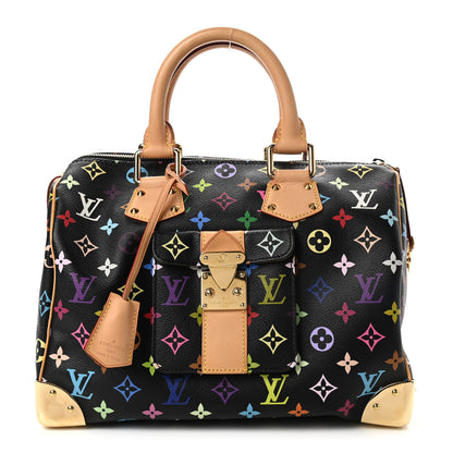 Louis Vuitton Monogram Multicolor Speedy 30 Black 1 of 7