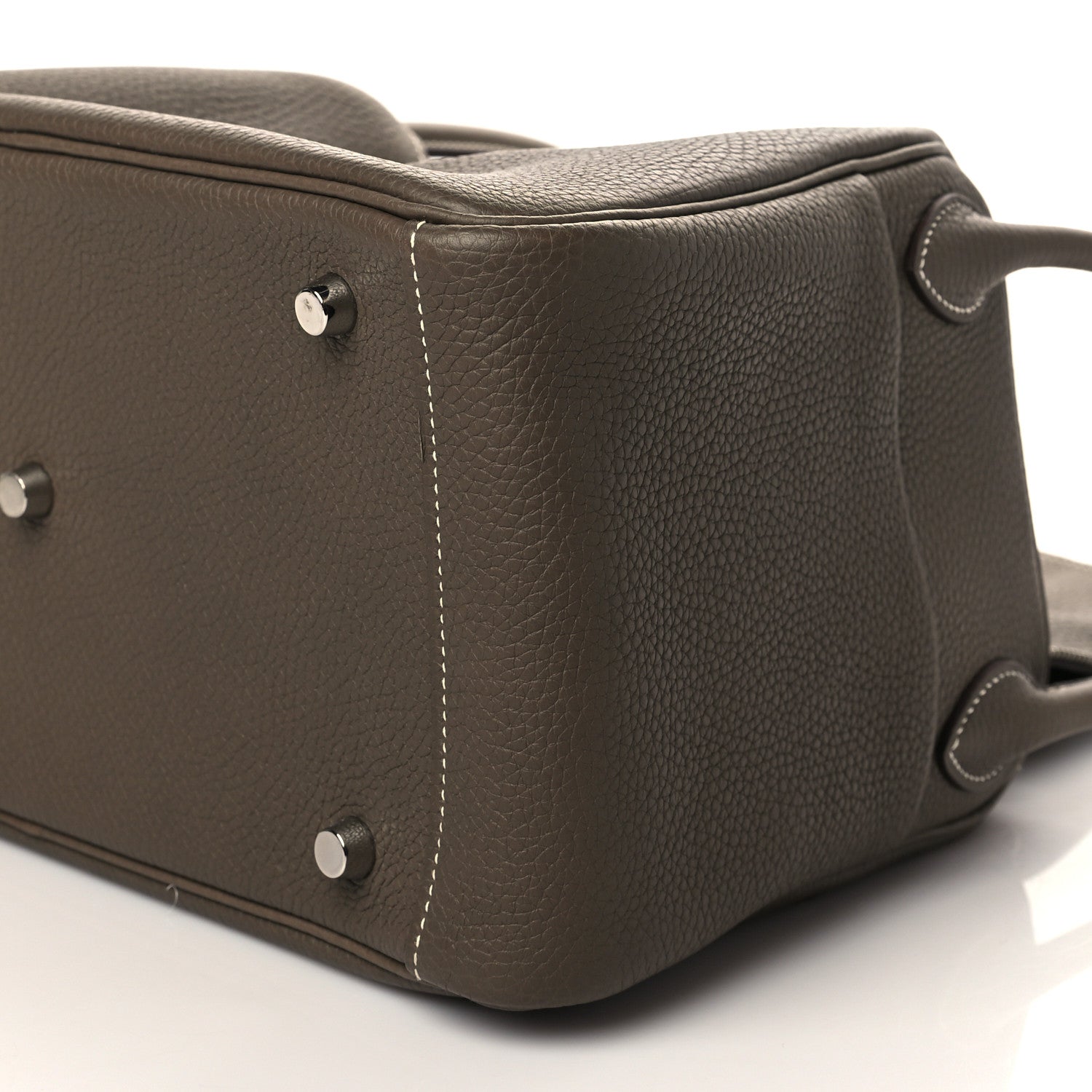 Hermes Taurillon Clemence Lindy 30 Etoupe 8 of 9