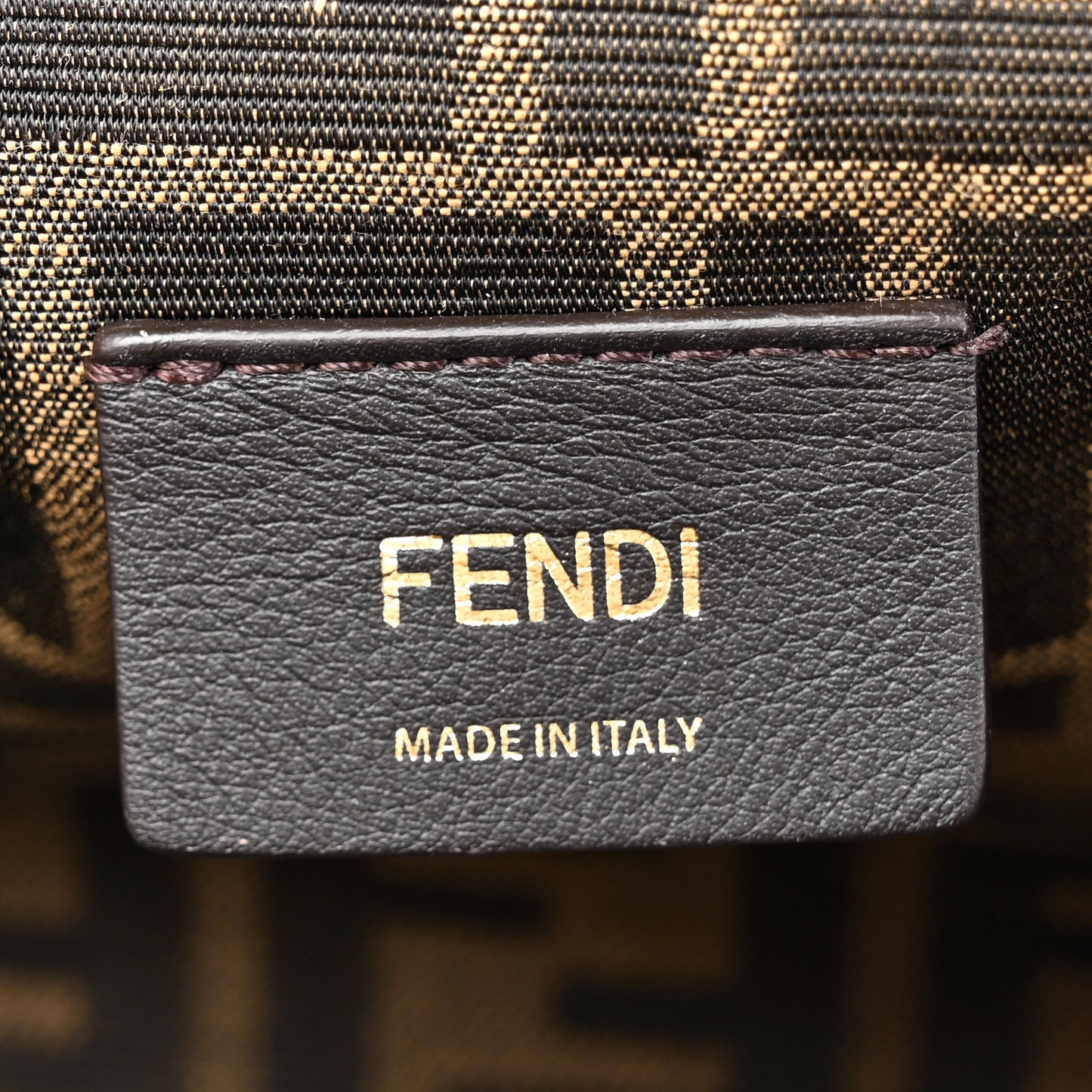Shiny Nappa Midi Fendi First Dark Coffee