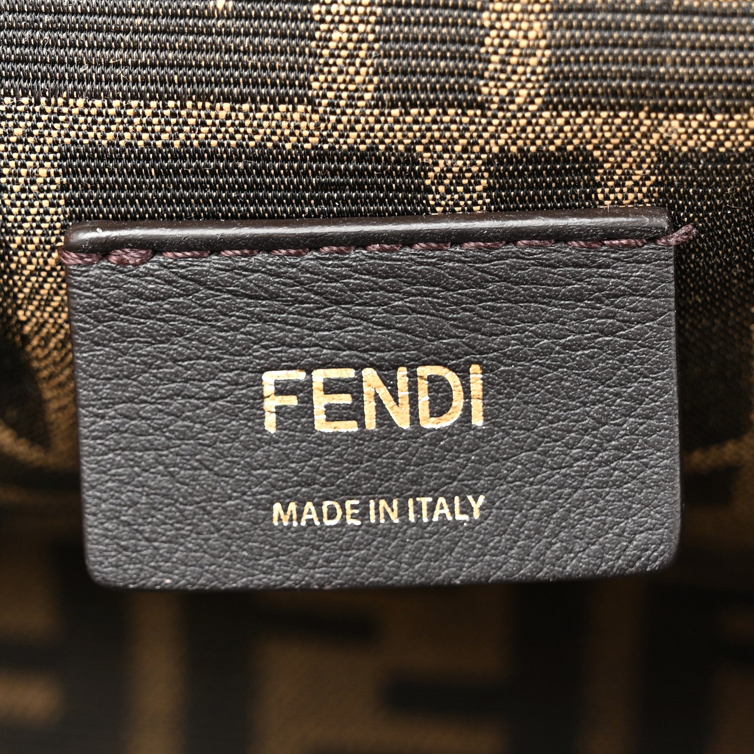 Fendi Shiny Nappa Midi Fendi First Dark Coffee 6 of 14