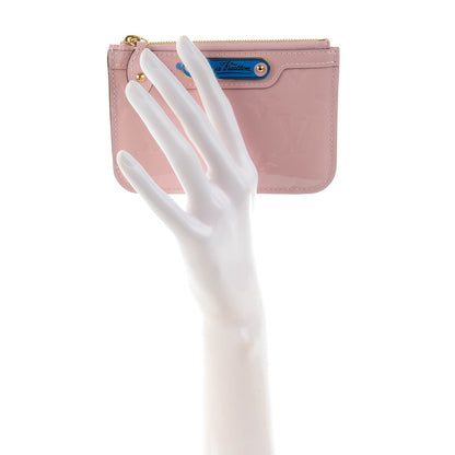 Louis Vuitton Vernis Key Pouch Rose Ballerine 2 of 7