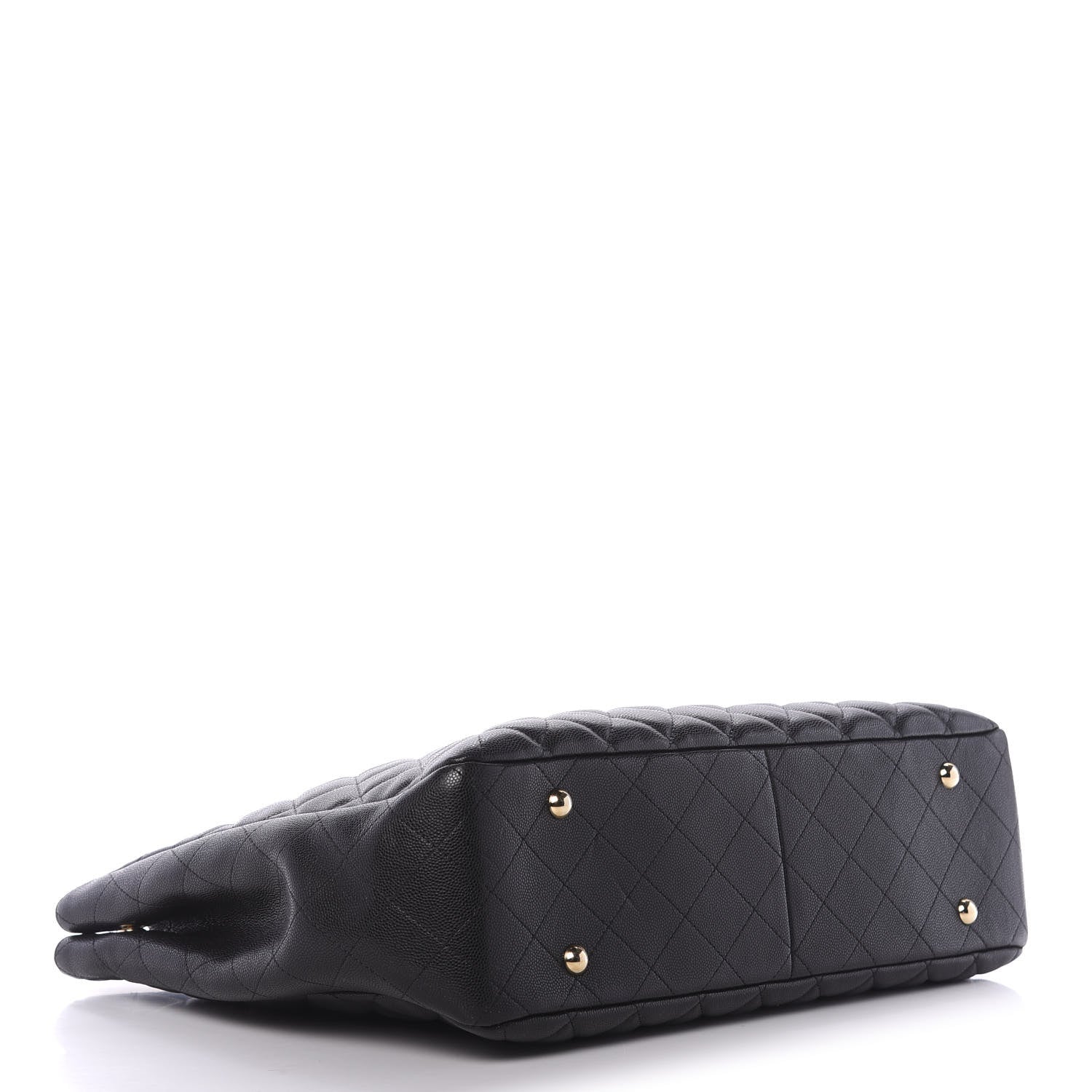 Chanel Caviar Quilted Large Shopping Tote Black 4 of 10