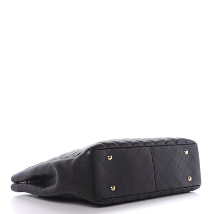 Chanel Caviar Quilted Large Shopping Tote Black 4 of 10