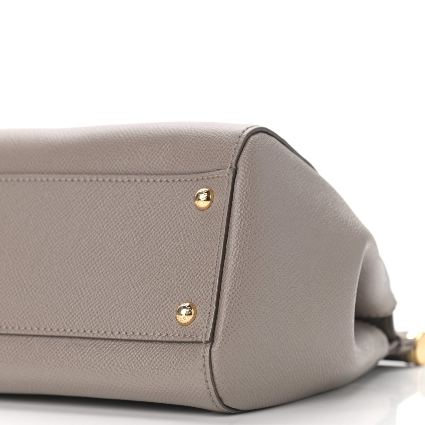 Dauphine Calfskin Medium Miss Sicily Satchel Grey