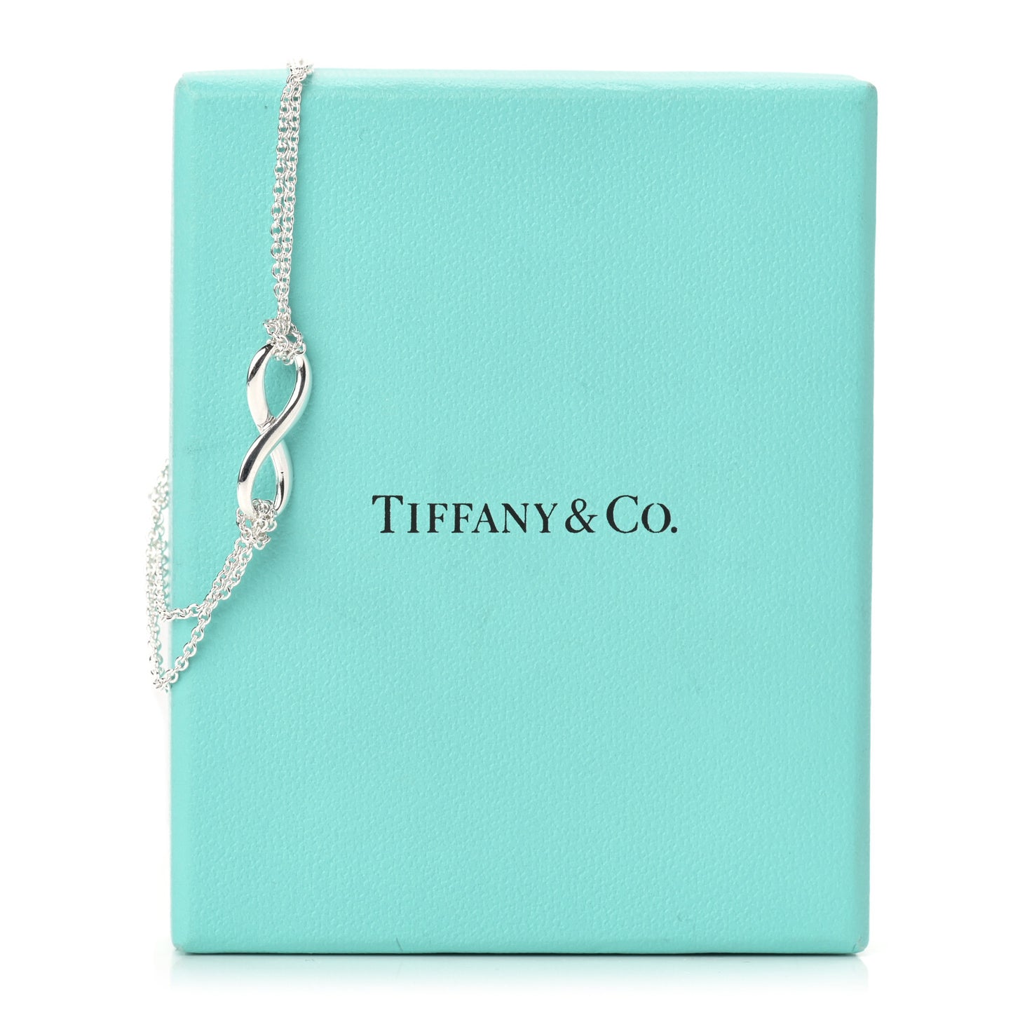 Sterling Silver Infinity Double Chain Bracelet