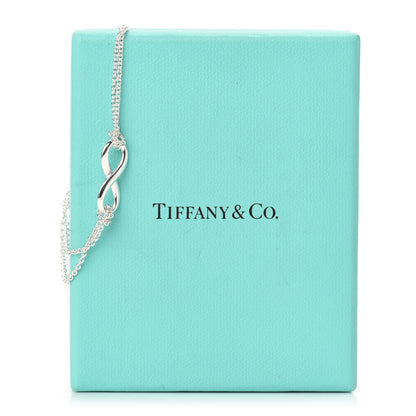 Tiffany Sterling Silver Infinity Double Chain Bracelet 5 of 5