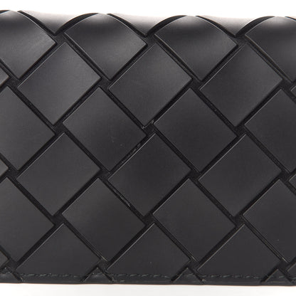 Bottega Veneta Nappa Maxi Intrecciato Bi-Fold Card Holder Black 8 of 8