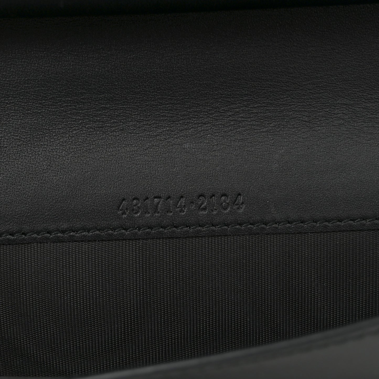 GG Supreme Monogram Top Handle Zip Around Wallet Black