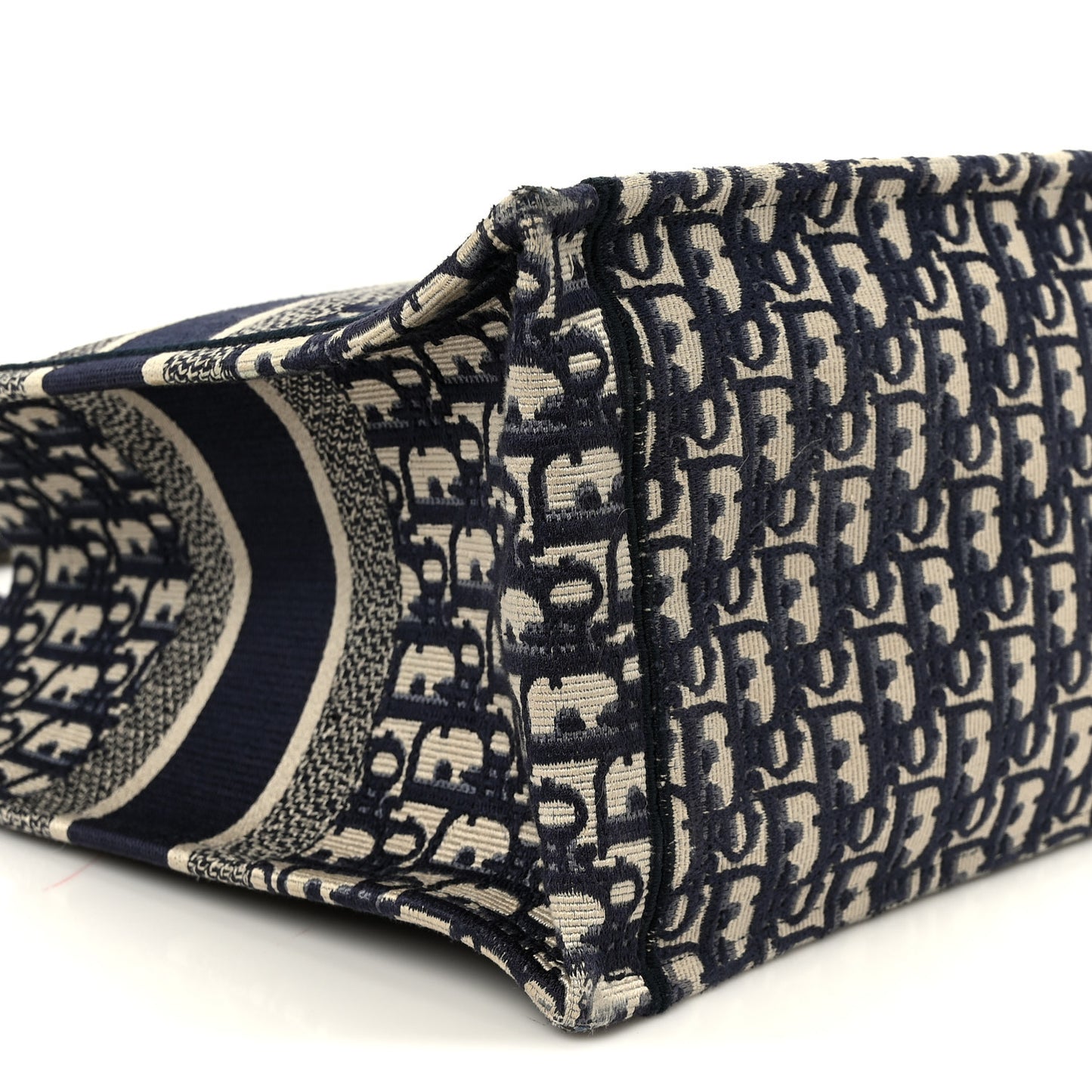 Oblique Medium Book Tote Blue Multicolor