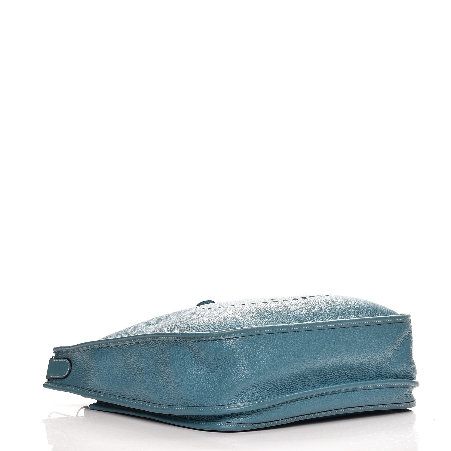 Hermes Taurillon Clemence Evelyne II GM Blue Jean 4 of 8