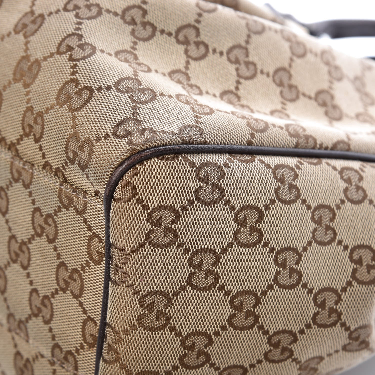 Gucci Monogram Medium Sukey Tote Dark Brown 15 of 17