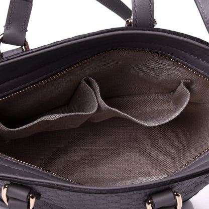 Gucci Microguccissima Small Bree Tote Graphite 6 of 10