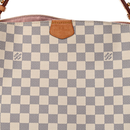 Louis Vuitton Damier Azur Graceful PM Rose Ballerine 7 of 12