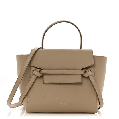 Celine Grained Calfskin Nano Belt Bag Light Taupe 1 of 15